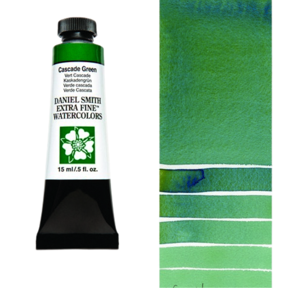 Cascade Green Daniel Smith Extra Fine Watercolor Tube 15ml