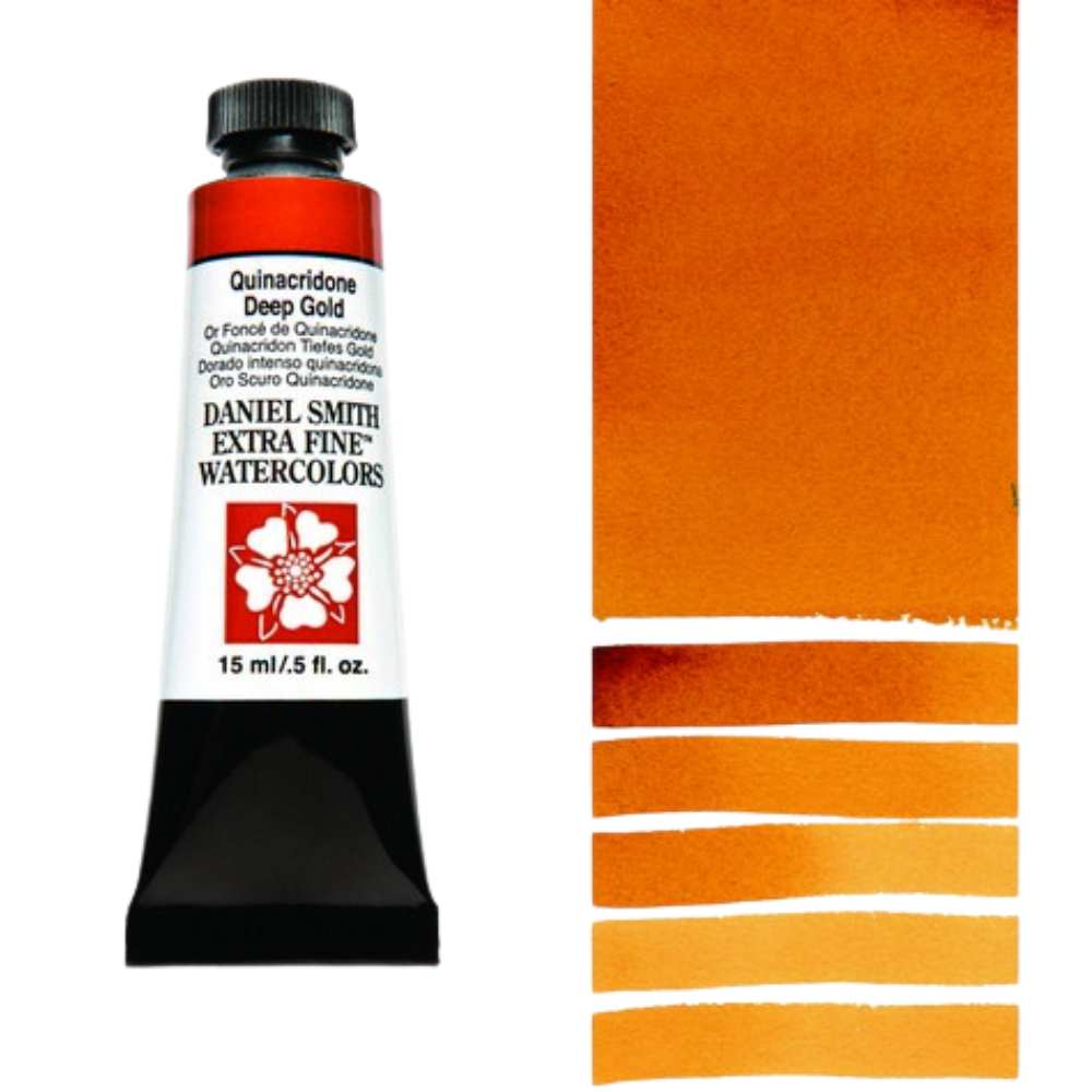 Quinacridone Deep Gold Daniel Smith Extra Fine Watercolor Tube 15ml