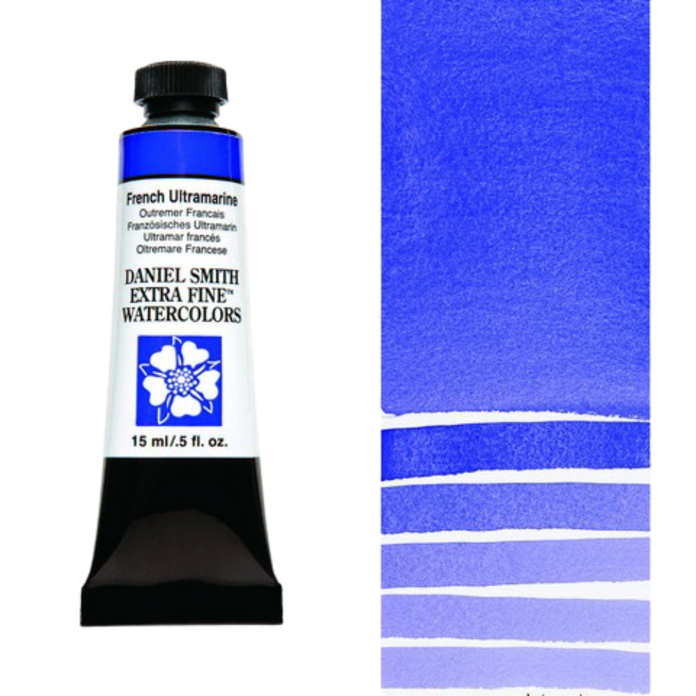 French Ultramarine Daniel Smith Extra Fine Watercolor Tube 15ml