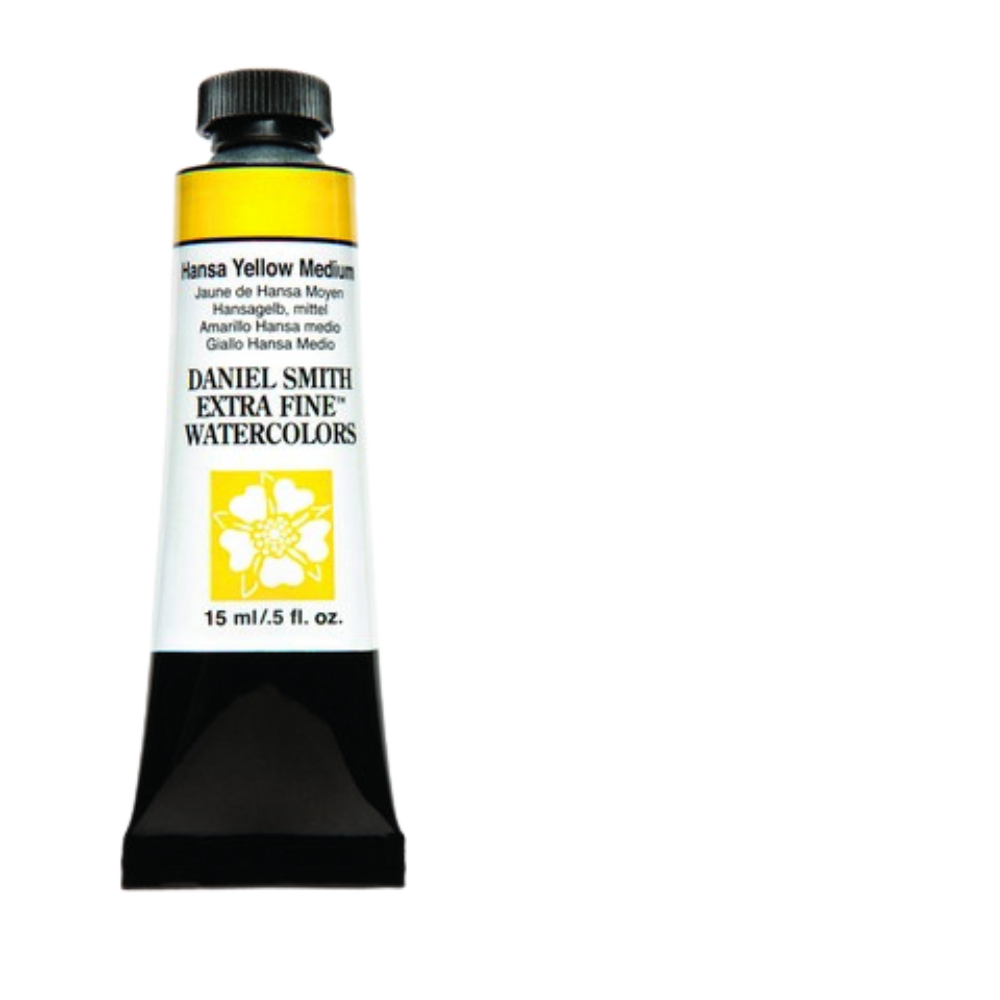 Hansa Yellow Medium Daniel Smith Extra Fine Watercolor Tube 15ml