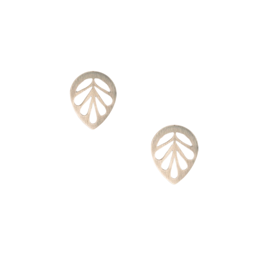 Leaf Post Earrings