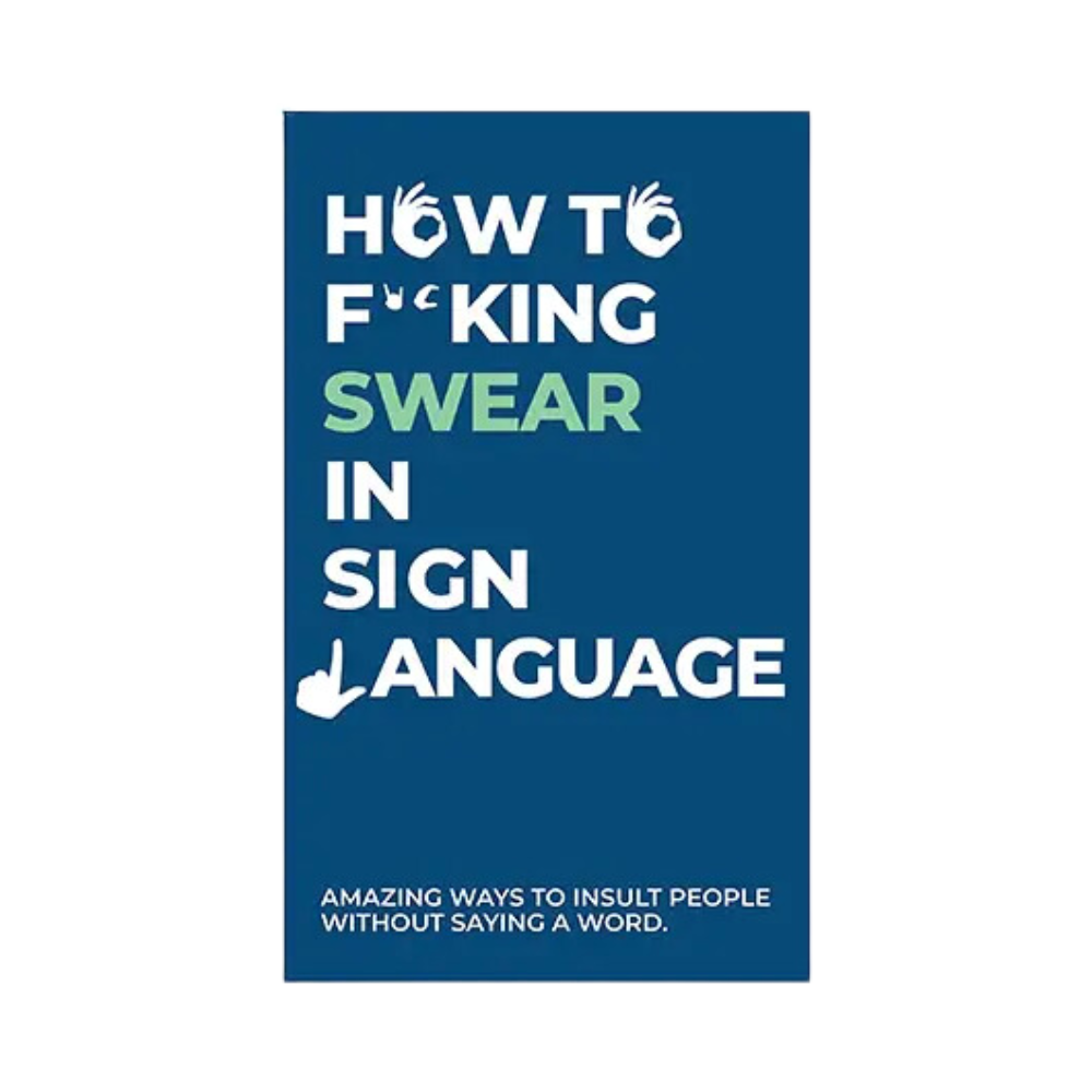 How To Swear in Sign Language Card Pack