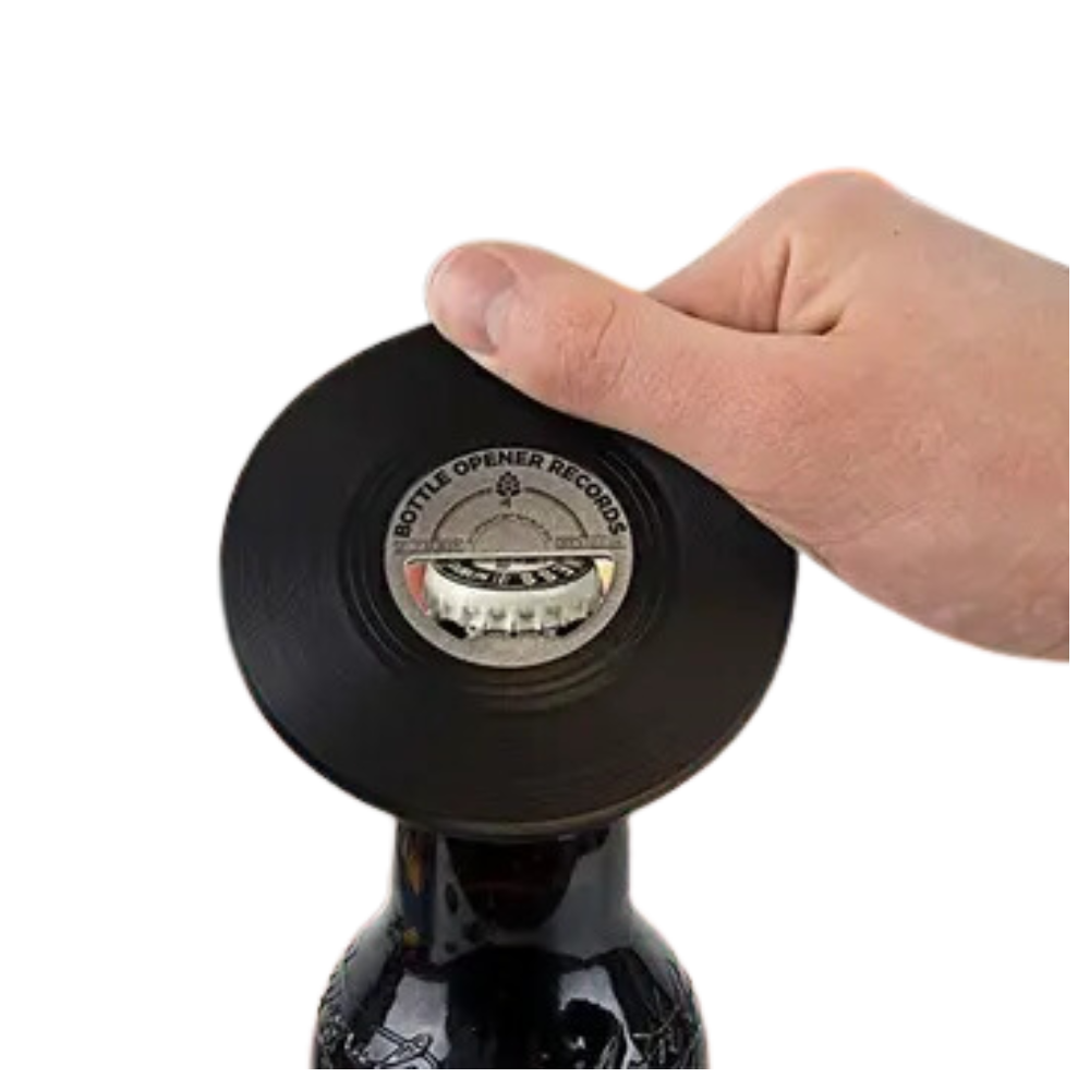 Vinyl Bottle Opener