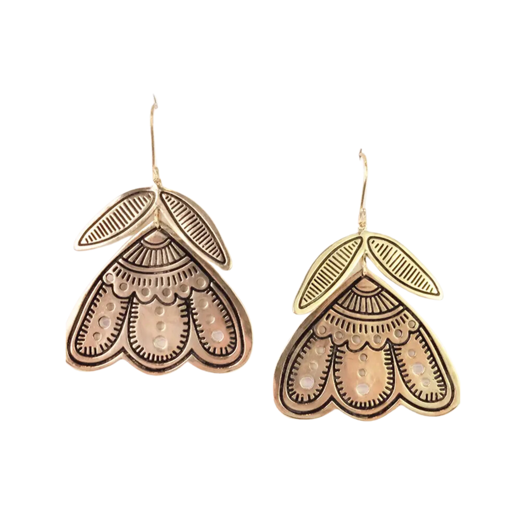 Tilda Brass Earrings