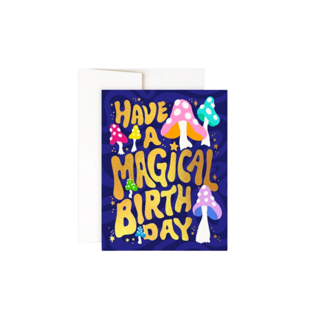 Magical Mushroom Birthday Card