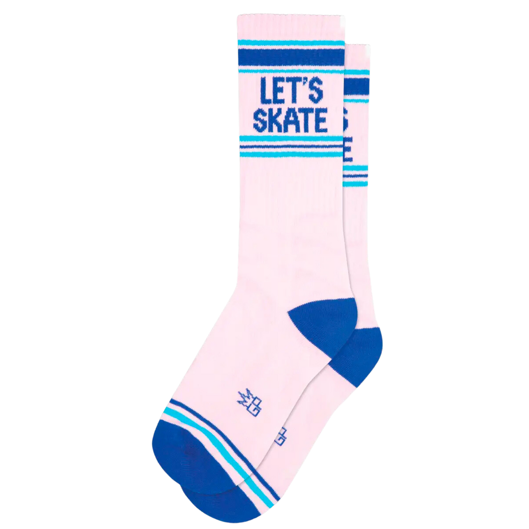 Let's Skate Gym Crew Socks