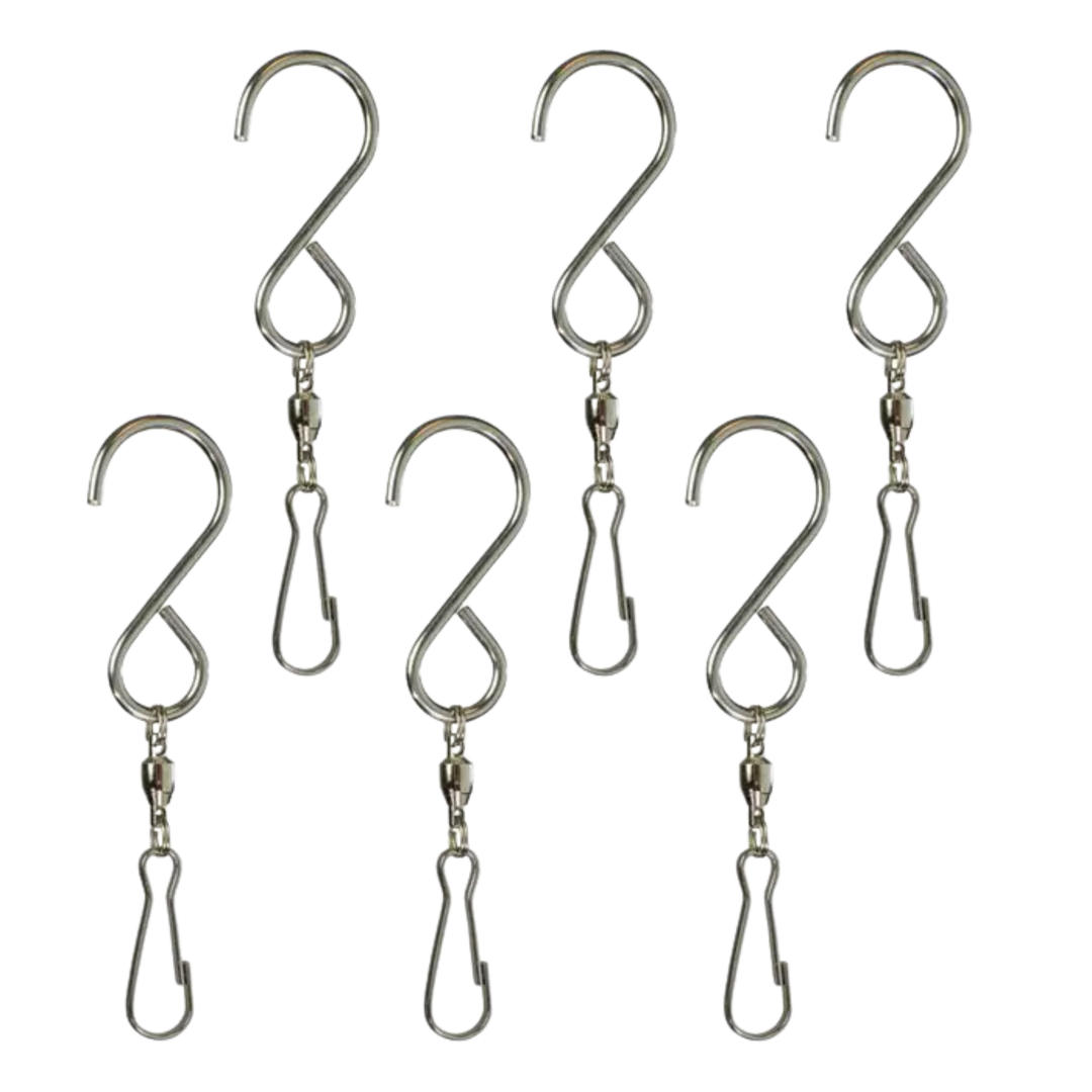 Hang-It S Hooks with Swivel - 6 Pc
