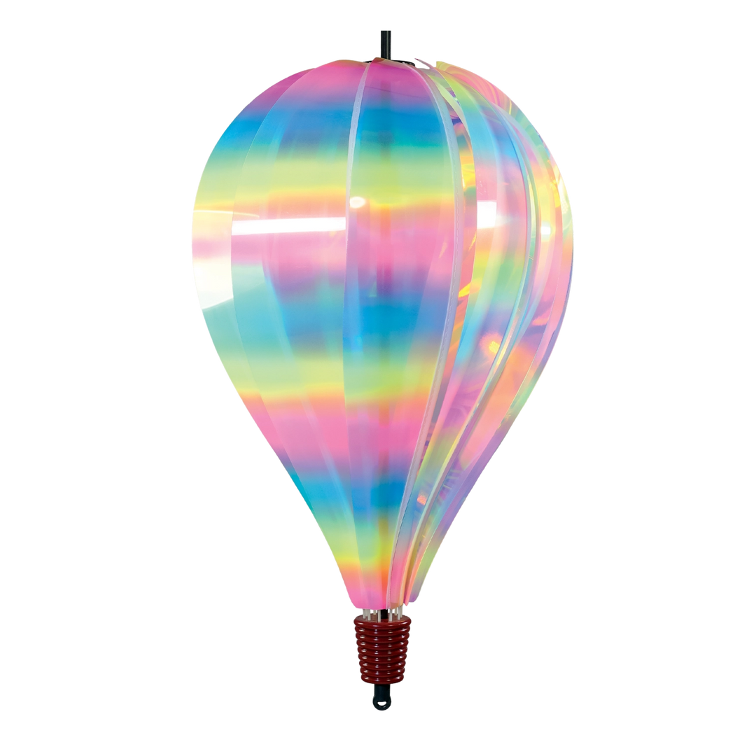 Striped Iridescent 10 Panel Hot Air Balloon