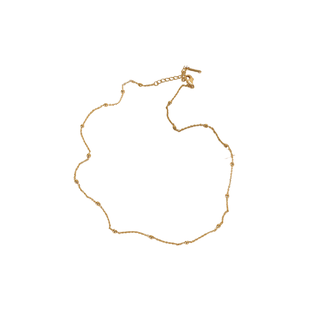 Gold Ball Necklace