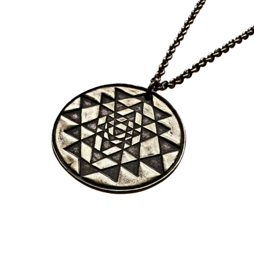 Sri Yantra Pendant - Brass