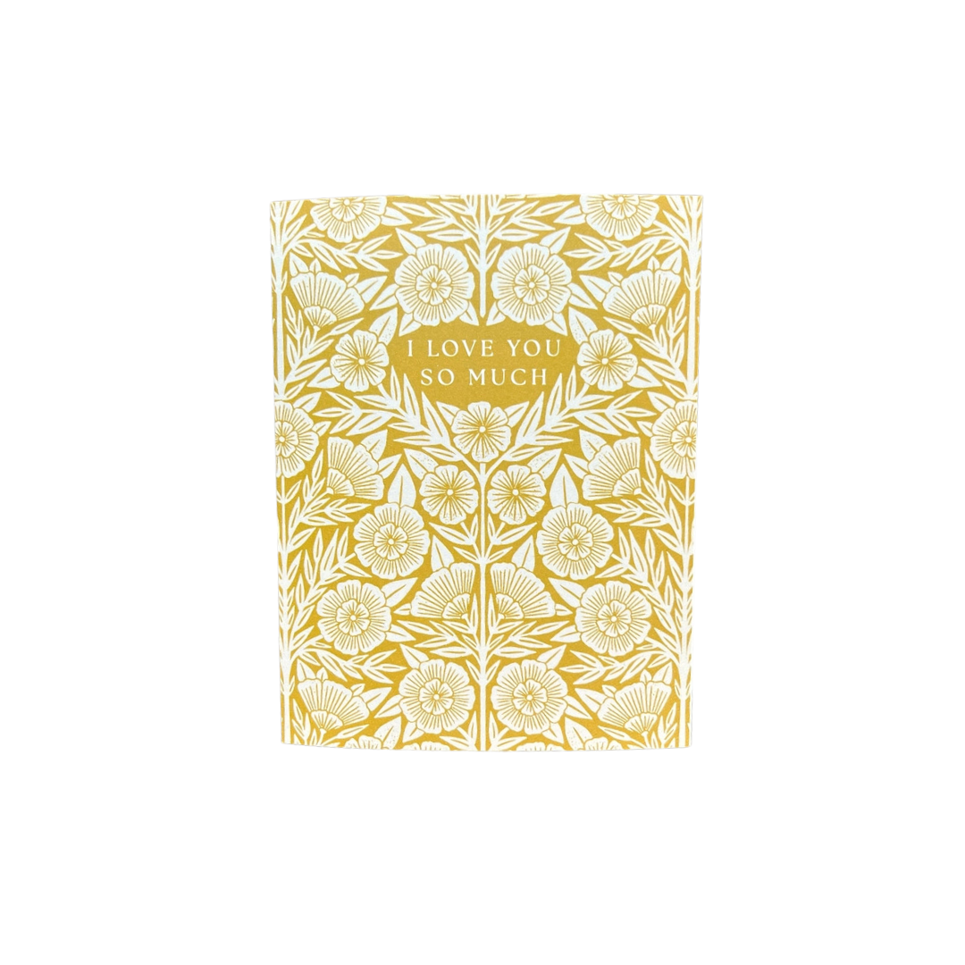 I Love You So Much Offset Printed Card
