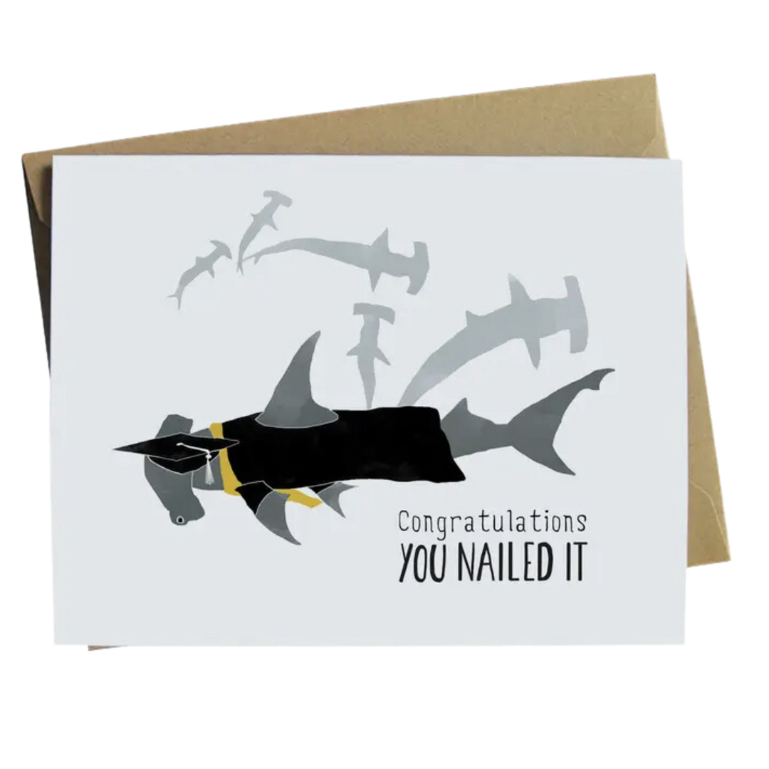 Hammerhead Graduation Card