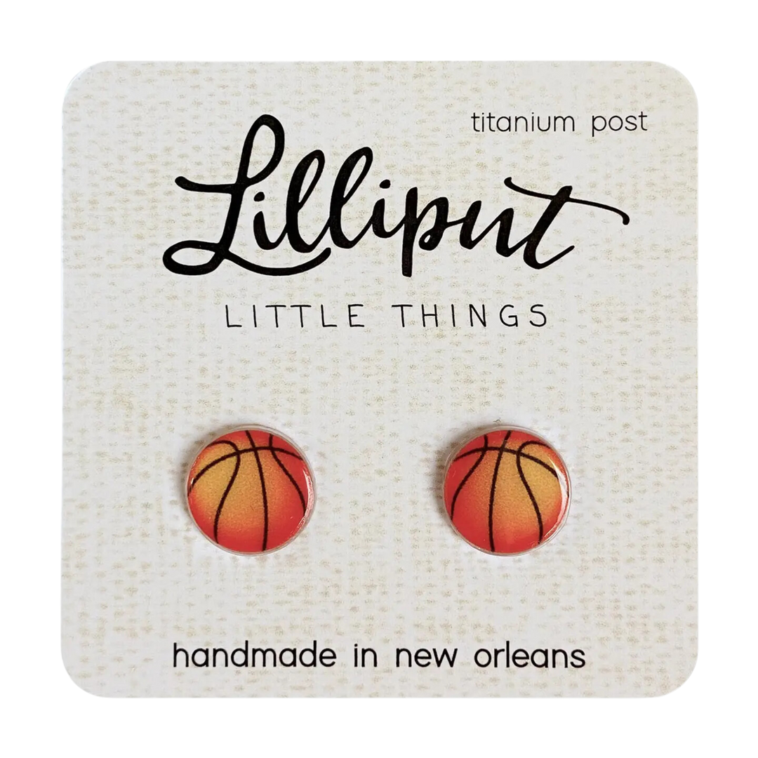 Basketball Earrings