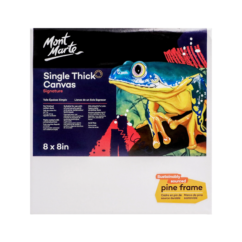 Signature Single Thick Canvas (8in x 8in)