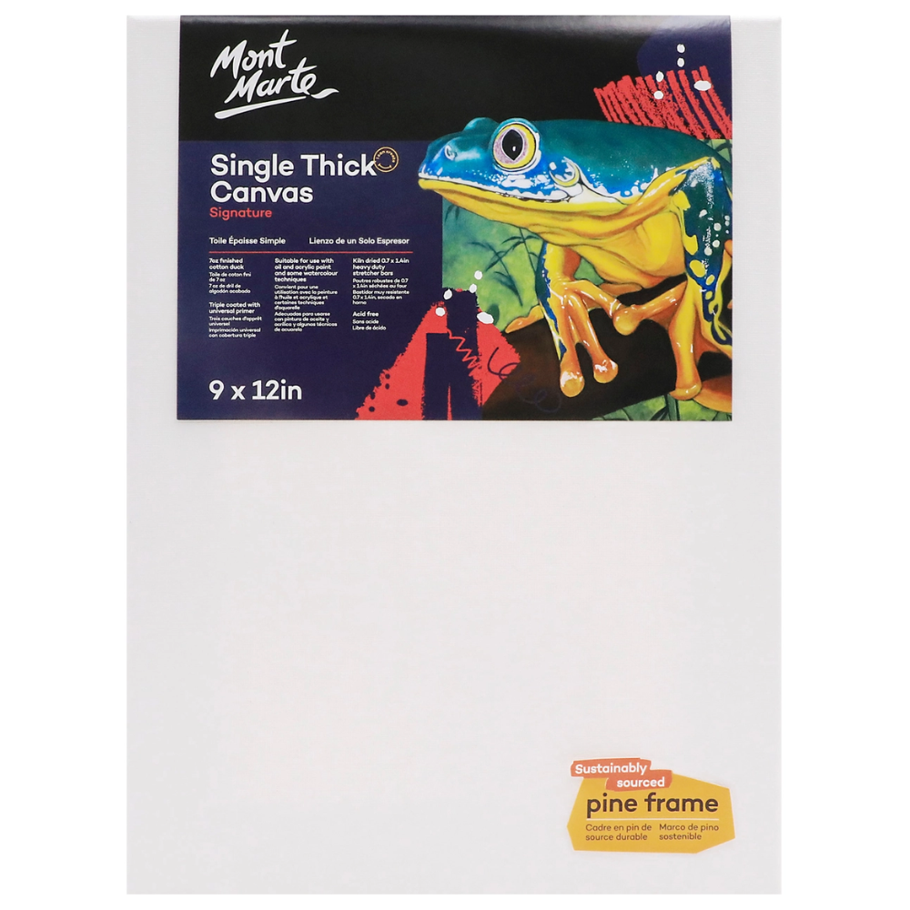 Signature Single Thick Canvas (9in x 12in)