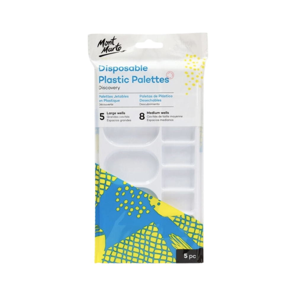 Disposable Plastic Palettes Discovery 5pc