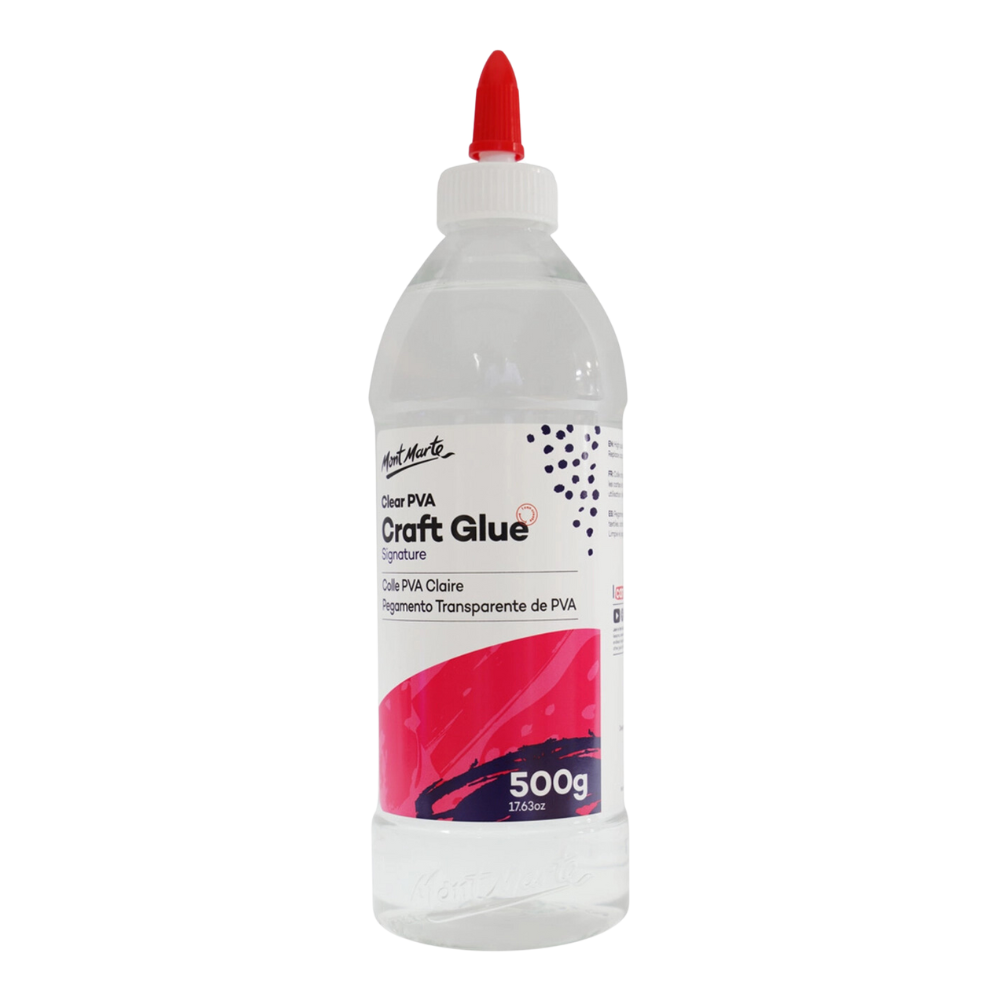 Signature Clear PVA Craft Glue 500g (17.6 US fl.oz)