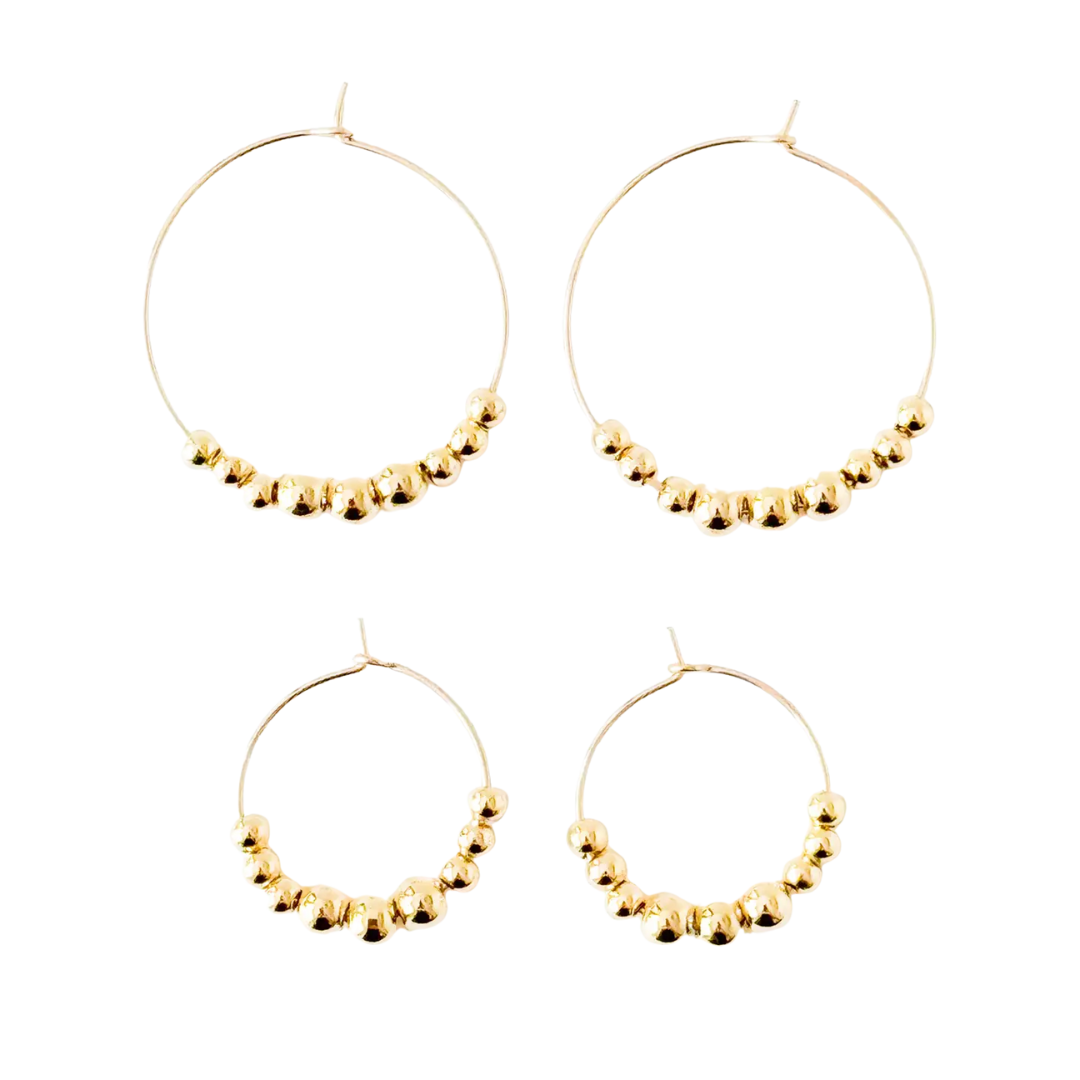 Dainty Gold-Filled Minimalist Hoops