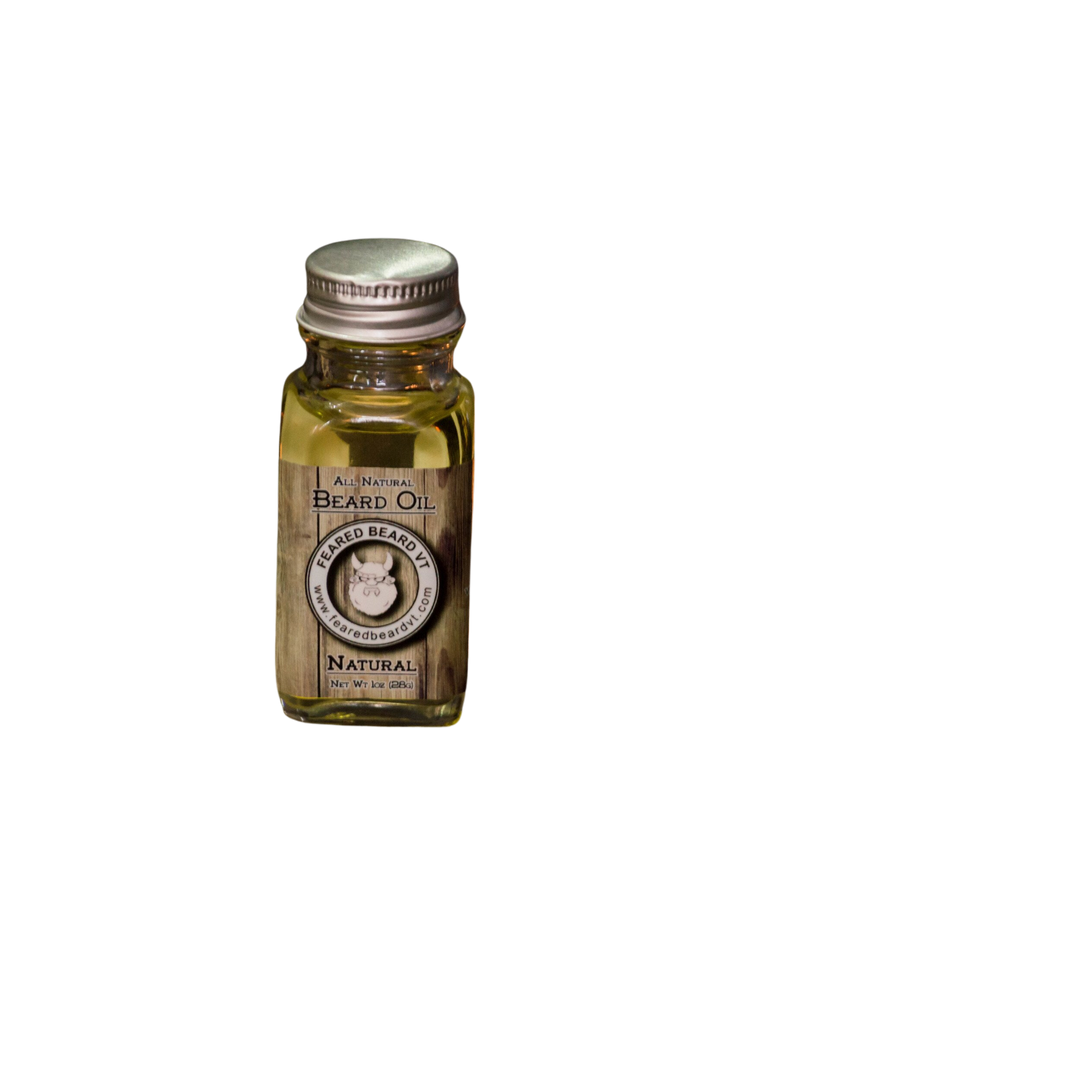 Natural Beard Oil (Unscented)