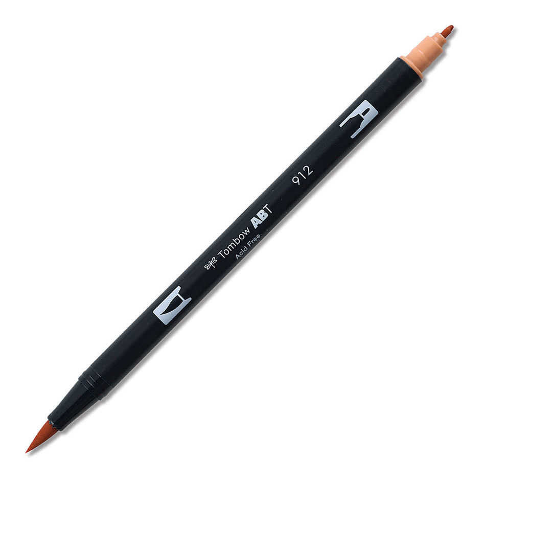 Dual Brush Pen Art Markers - 912 Pale Cherry Red