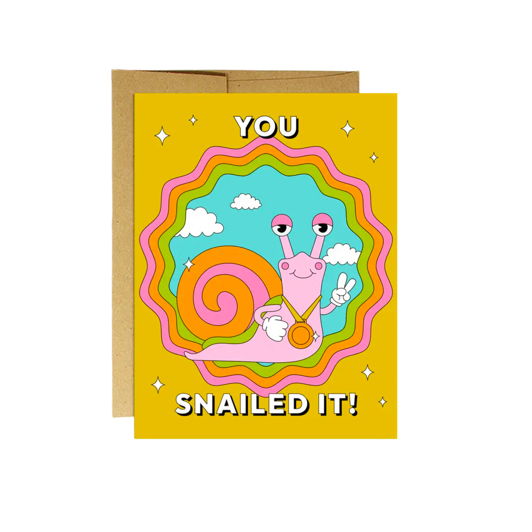 Snailed It! | Encouragement Card
