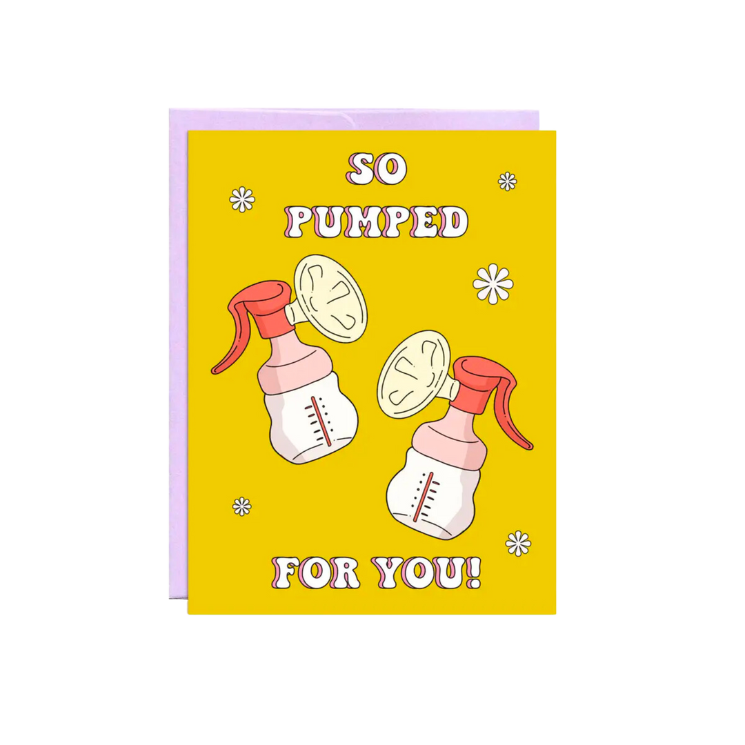 So Pumped For You! | Baby Card
