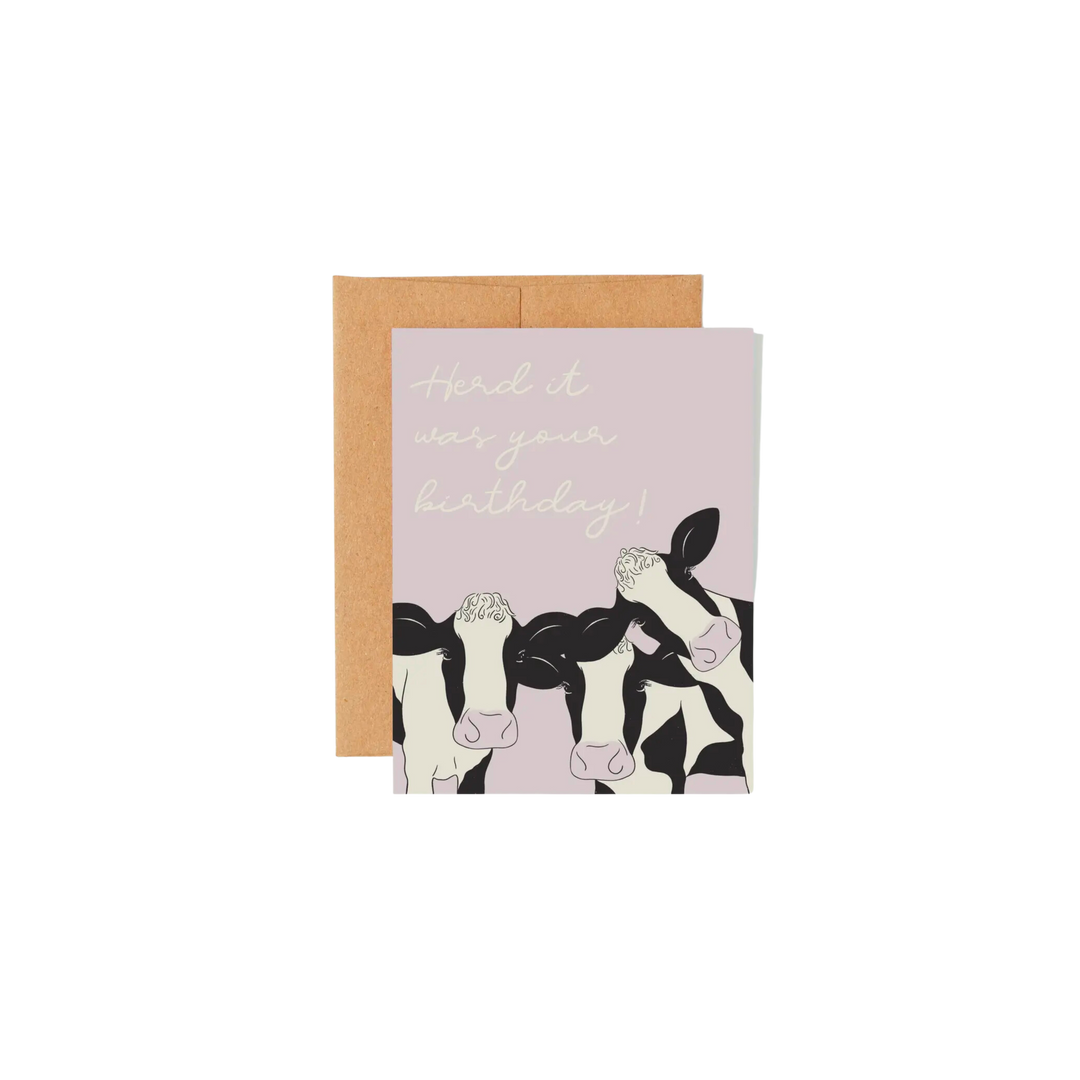Herd It Was Your Birthday Card