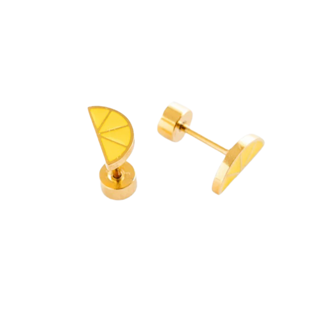 Lemon Stud Earring