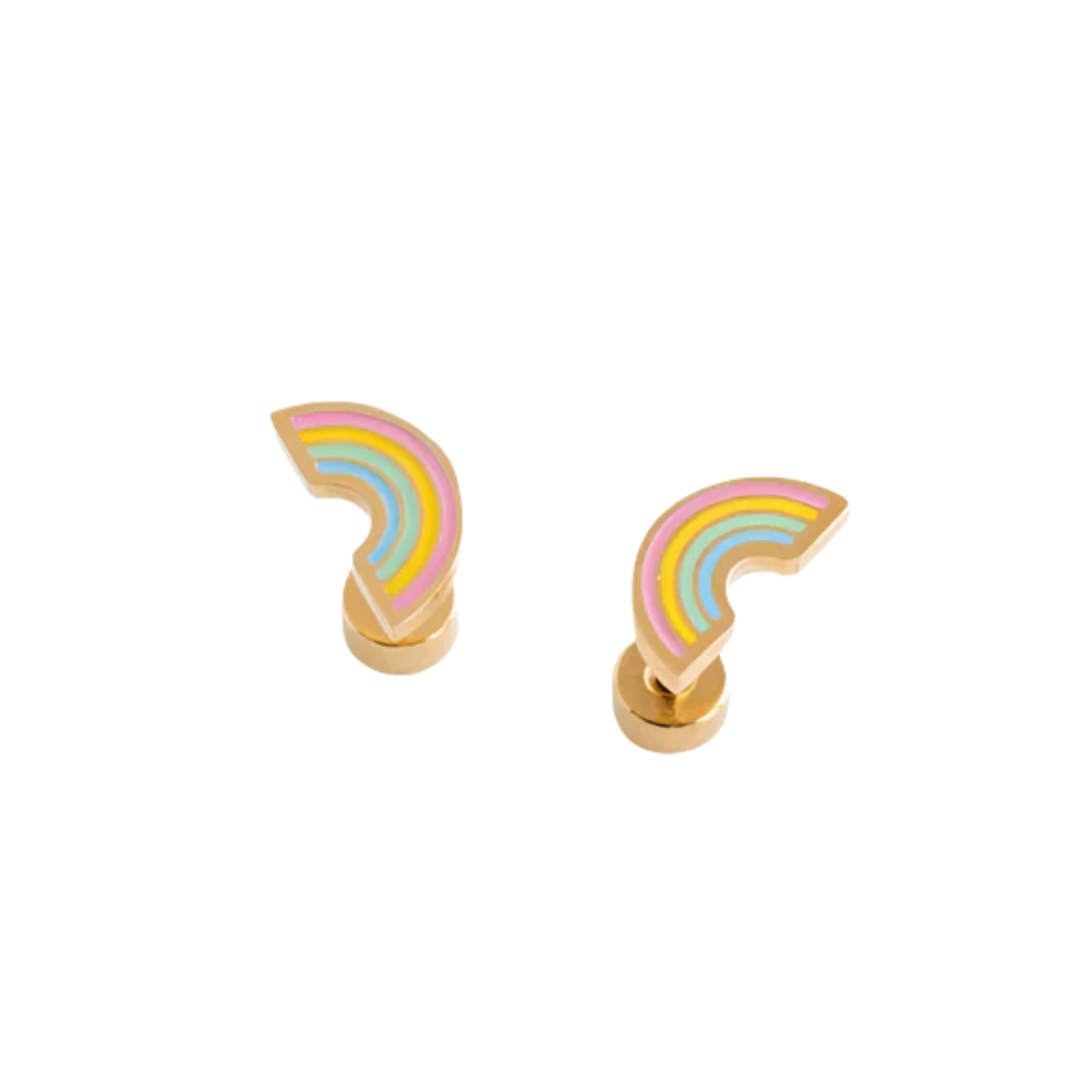 Pastel Rainbow Stud Earring