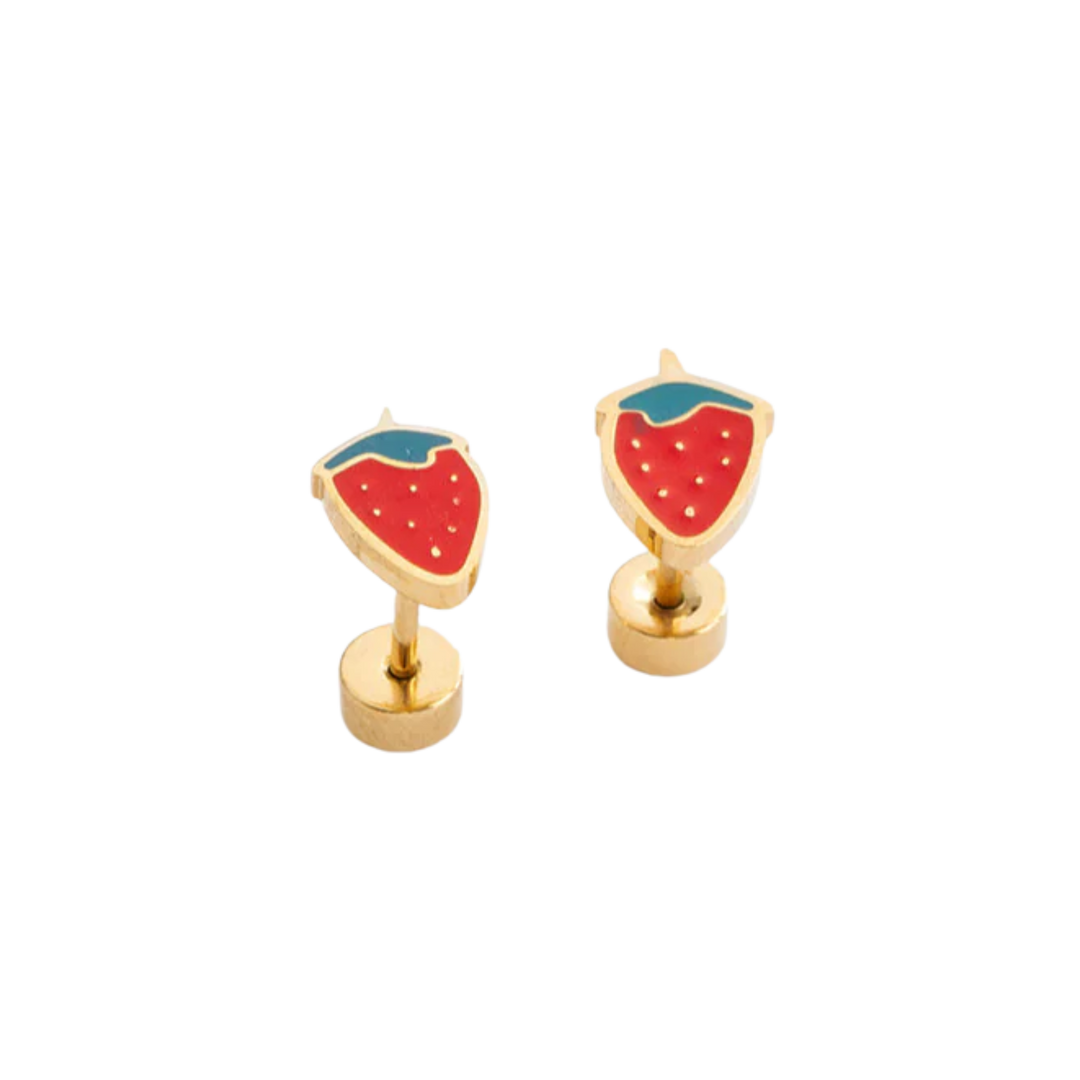 Strawberry Stud Earring