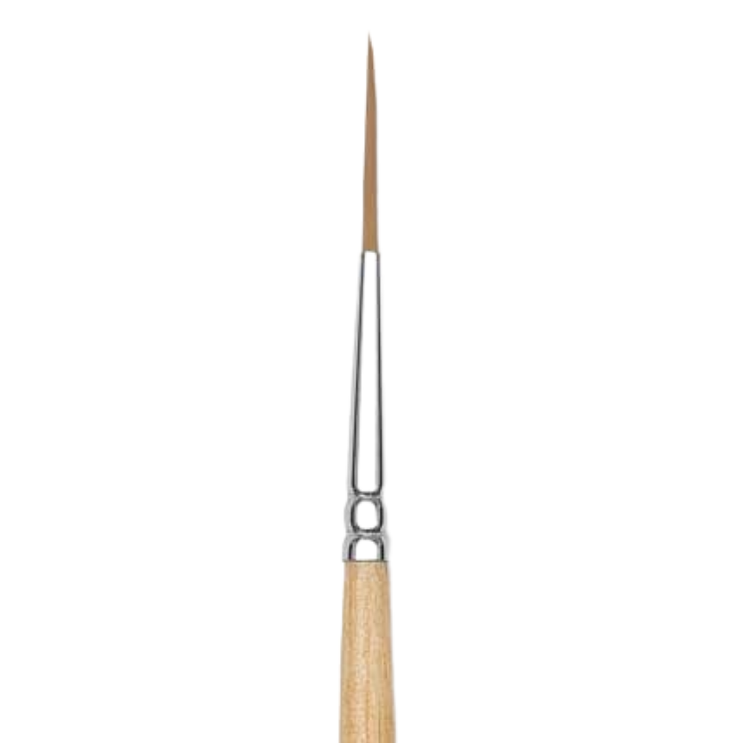 Snap White Taklon Short Handle Liner 4