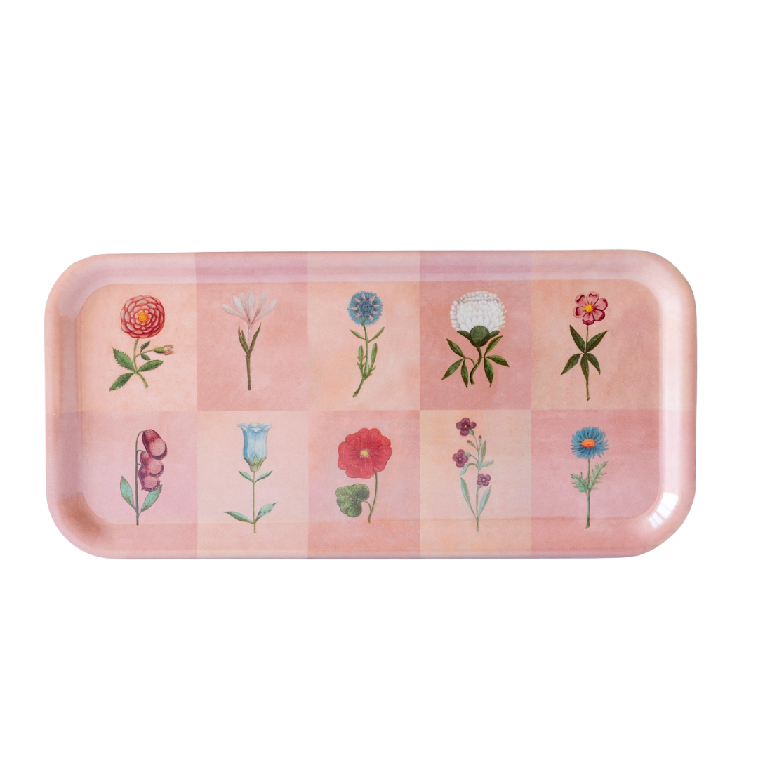 Festival of Flowers Birchwood Tray