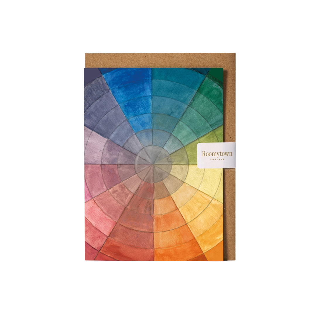 Greetings Card - Otto Runge Colour Wheel