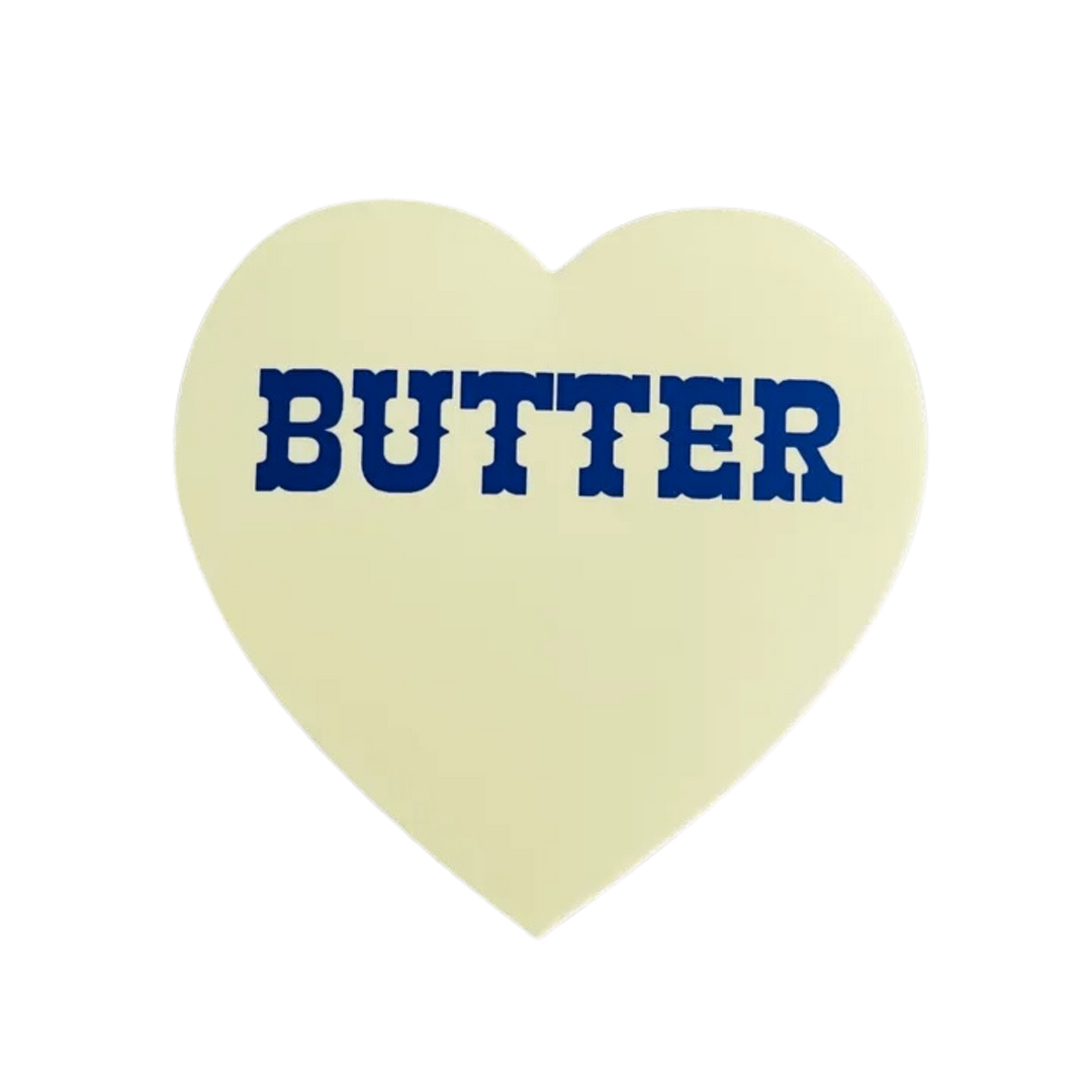 Butter Heart Sticker