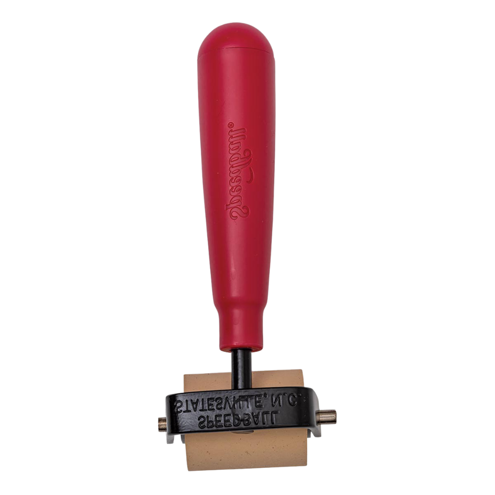 Soft Rubber Brayer Heavy Duty Steel Frame 1-1/2 inch