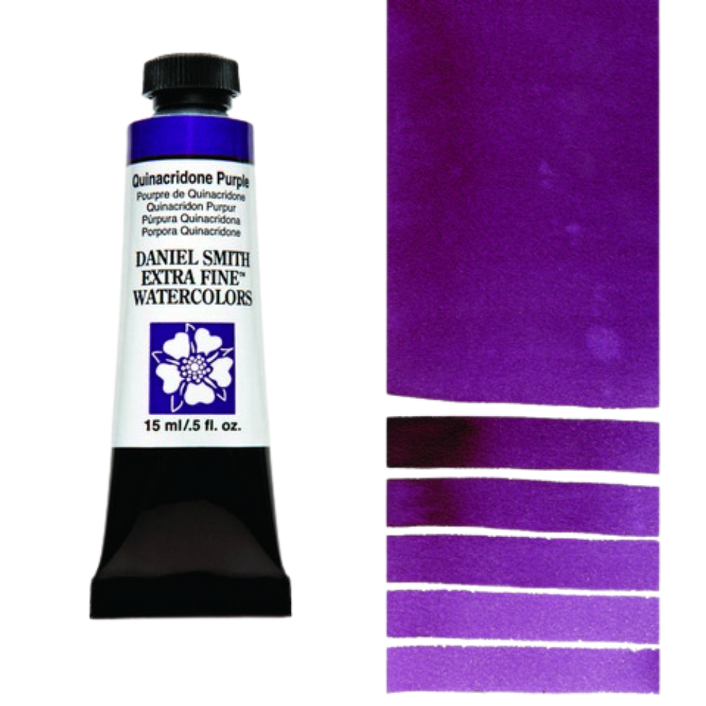 Quinacridone Purple Daniel Smith Extra Fine Watercolor Tube 15ml