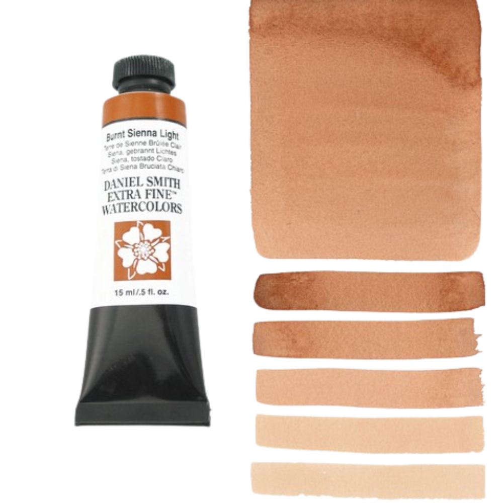 Burnt Sienna Light Daniel Smith Extra Fine Watercolor Tube 15ml