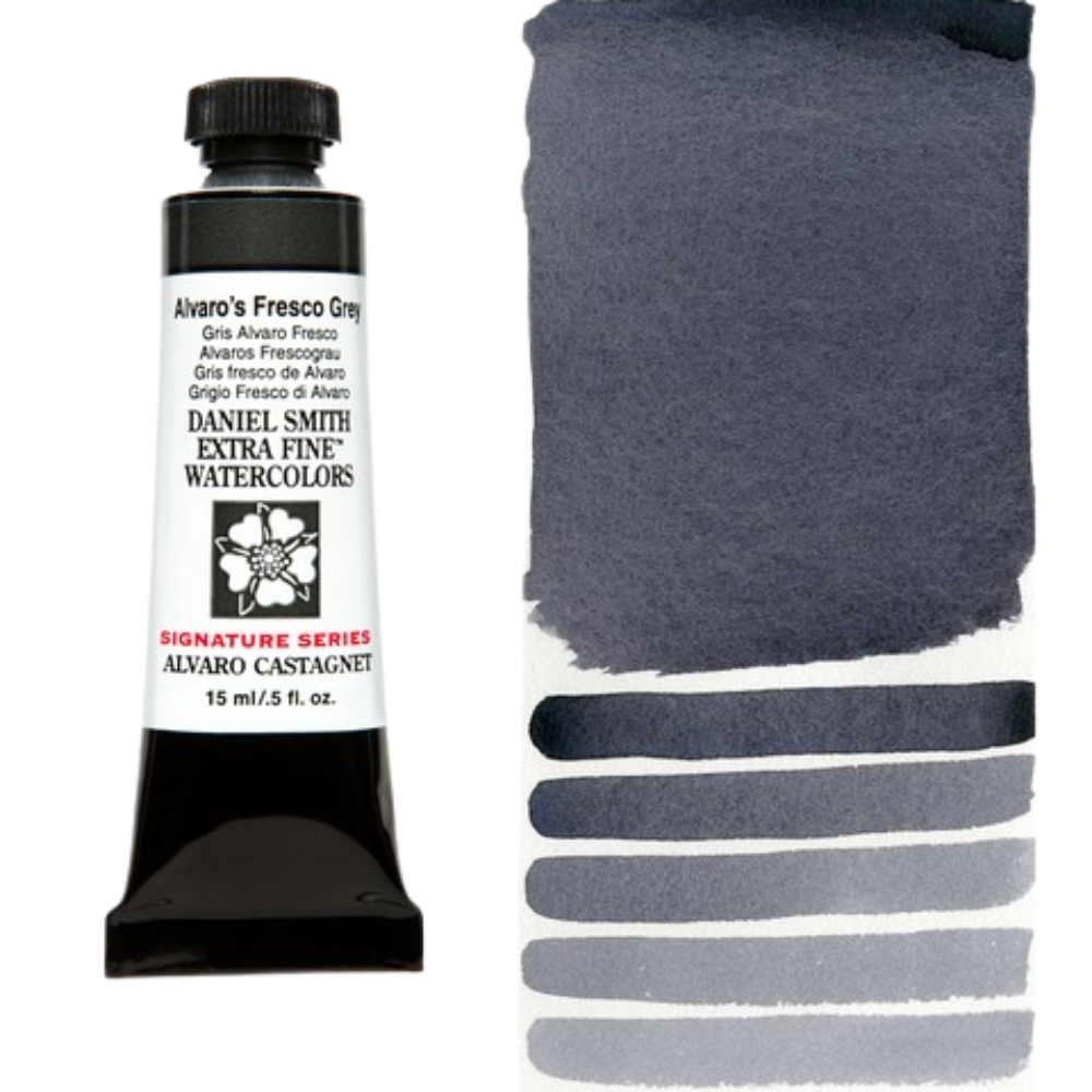 Alvaros Fresco Grey Daniel Smith Extra Fine Watercolor Tube 15ml