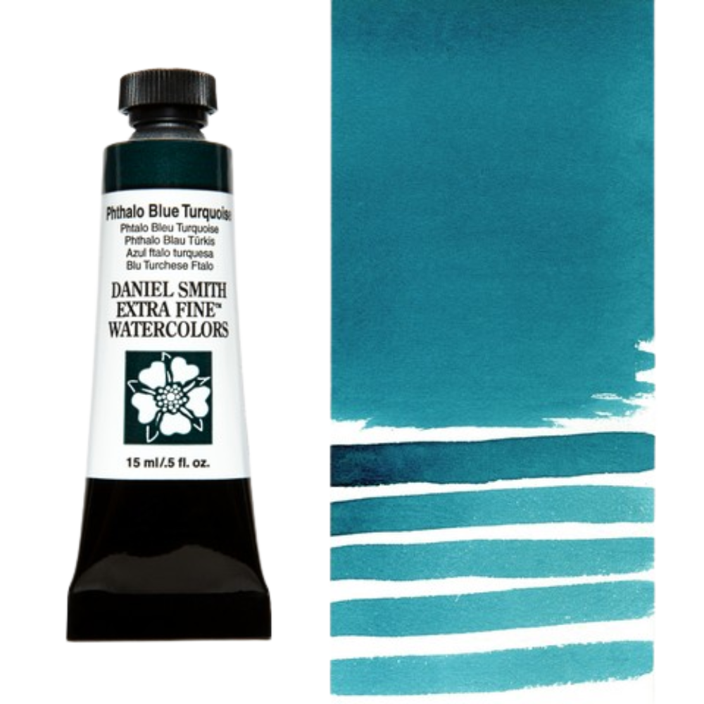Phthalo Blue Turquoise Daniel Smith Extra Fine Watercolor Tube 15ml