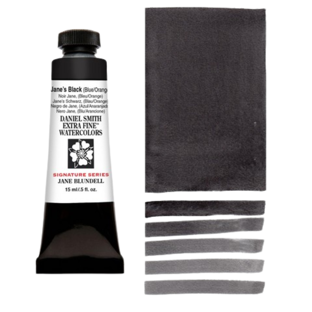 Jane's Black Blue/Orange Daniel Smith Extra Fine Watercolor Tube 15ml