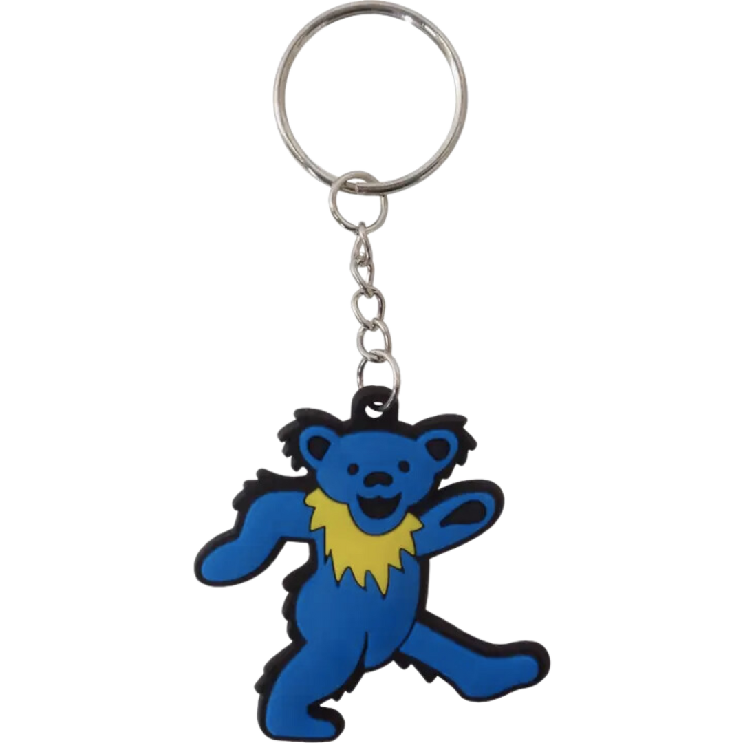 Grateful Dead Blue Jerry Bear Keychain