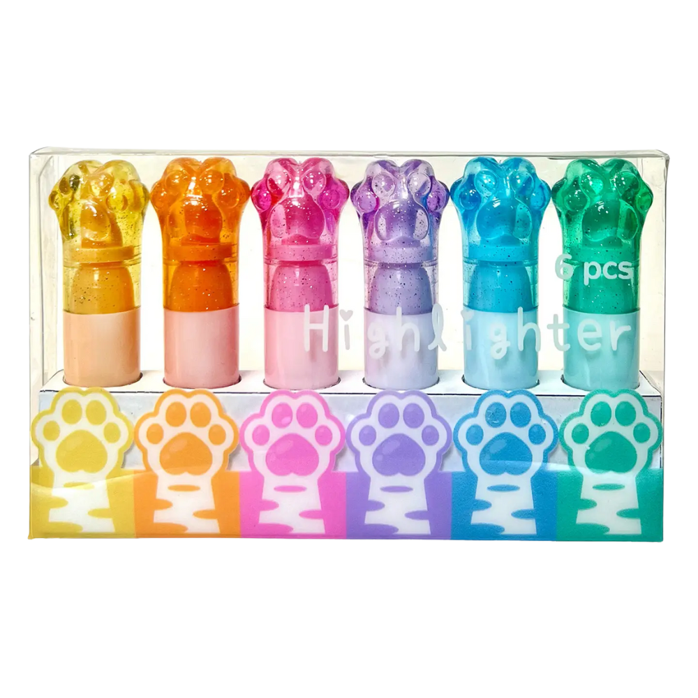 Paw Print Highlighters