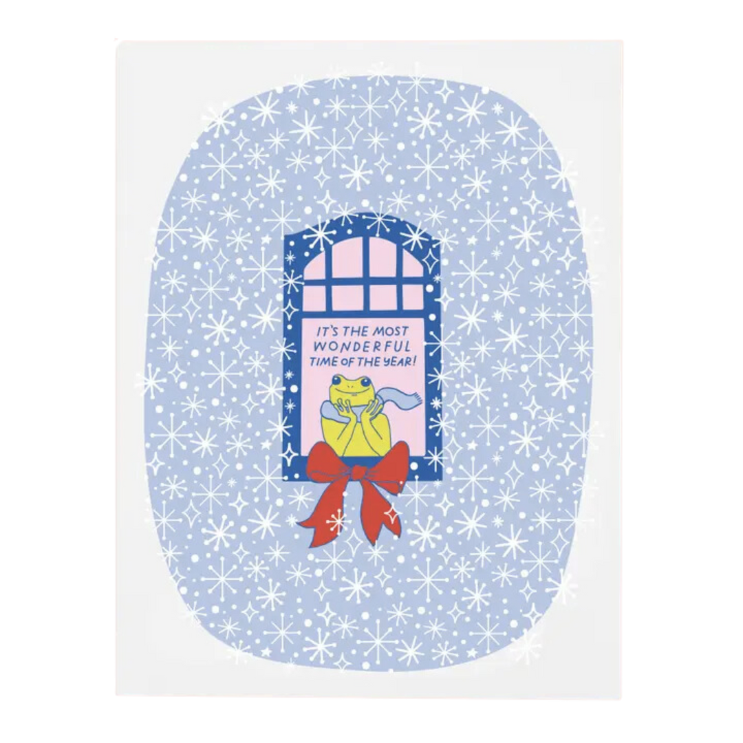 Holiday Froggy Card