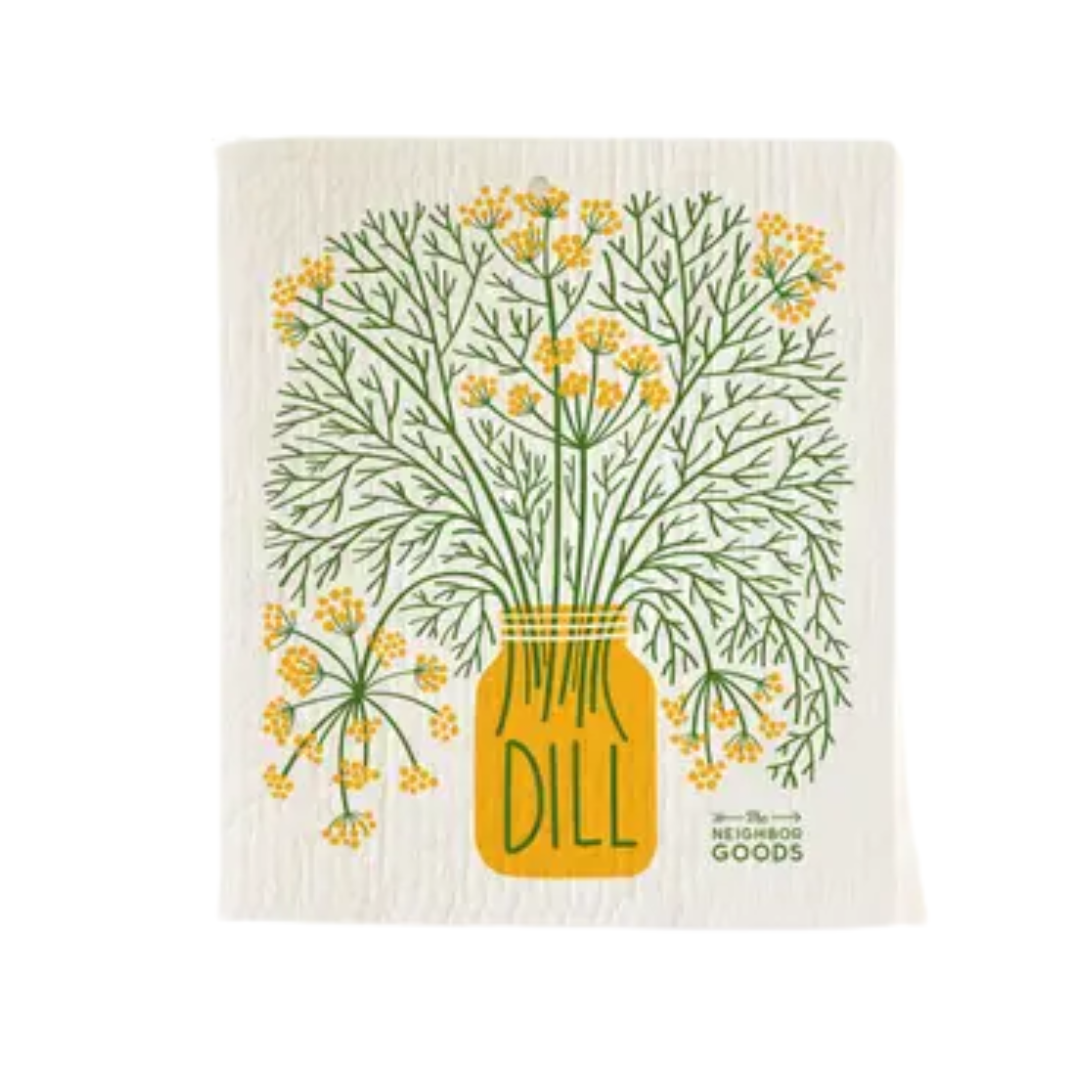 Dill Herb Sponge Cloth