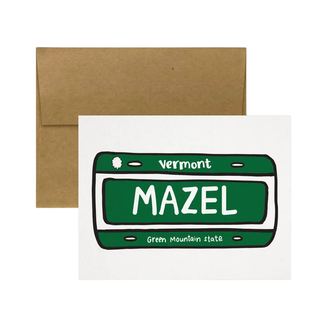 Mazel Greeting Card