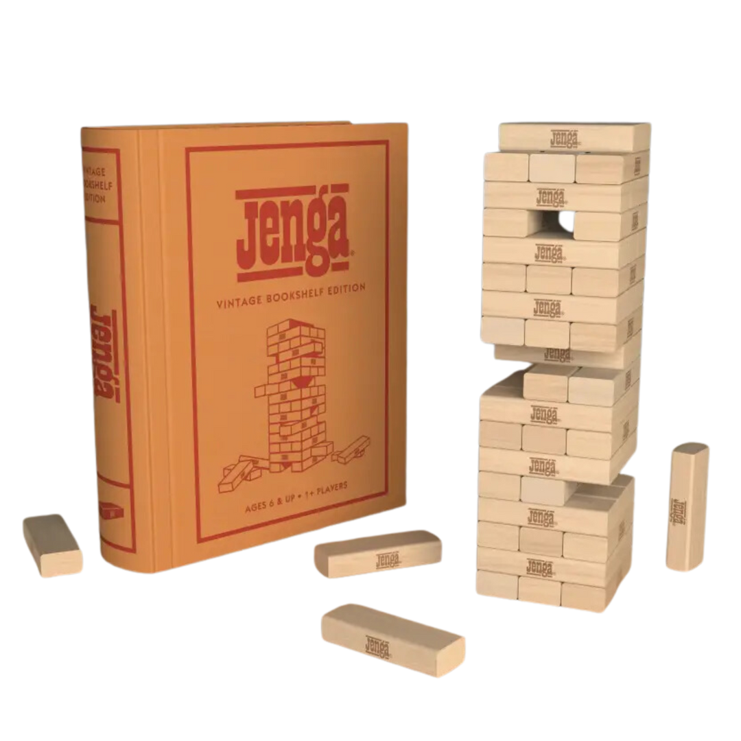 Jenga Bookshelf Edition
