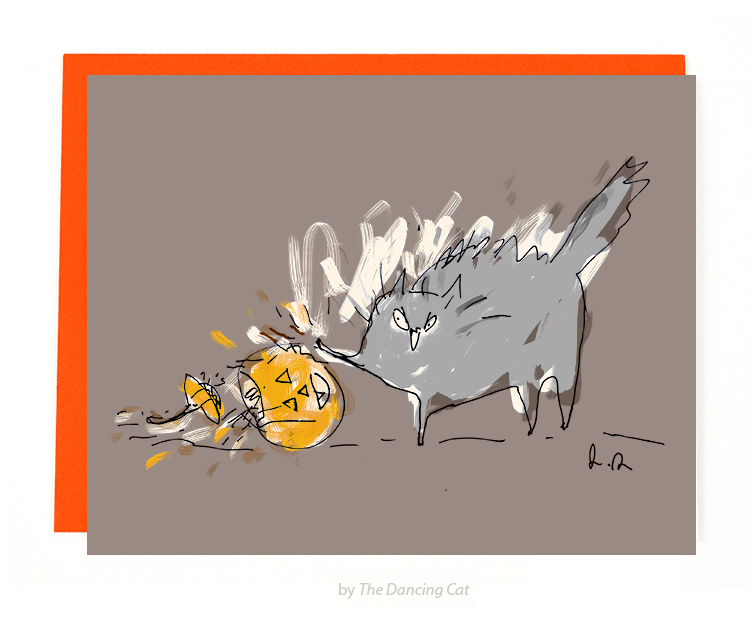Only room for one pumpkin in this house! Halloween Card