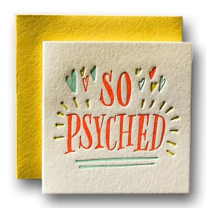 So Psyched Tiny Card