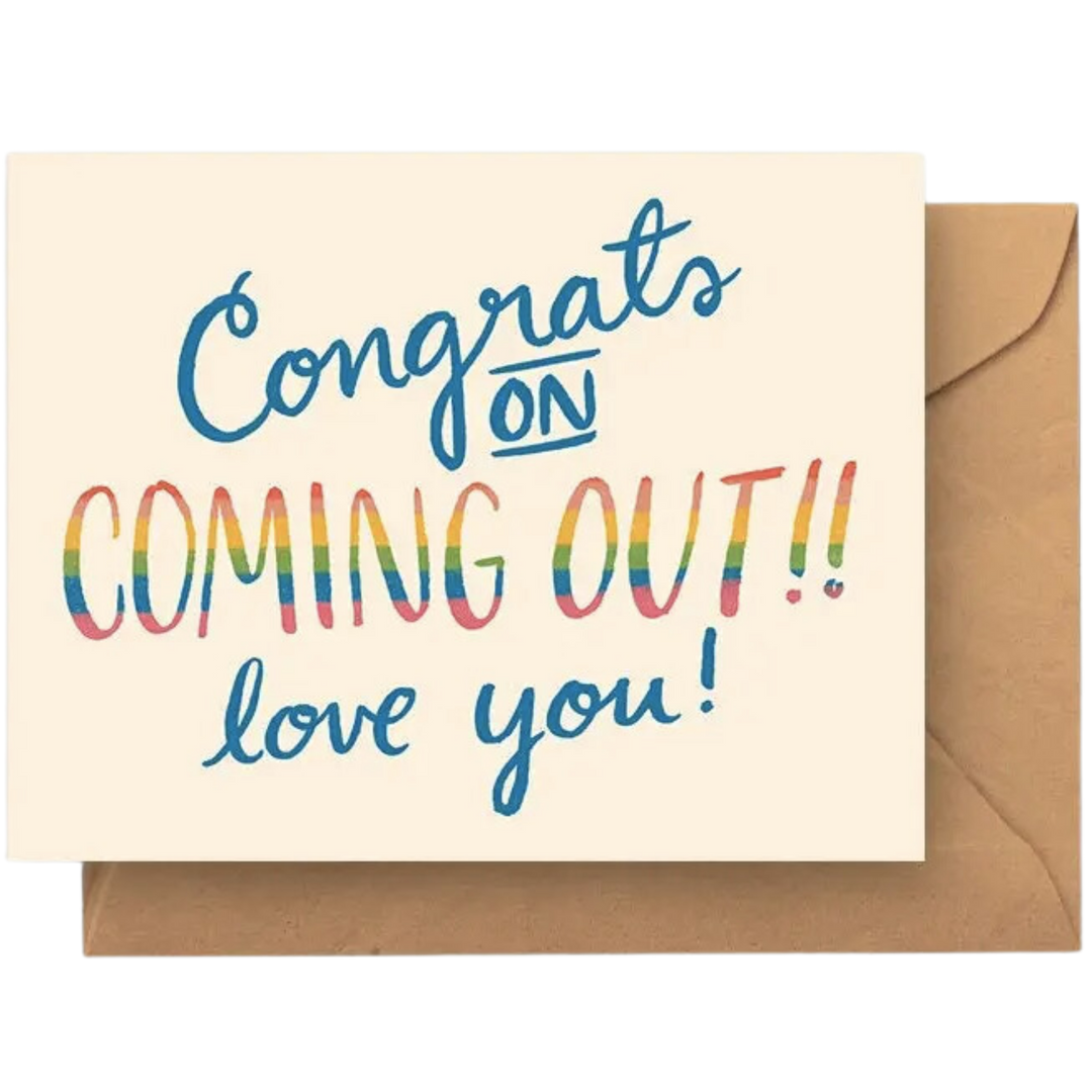 Coming Out LGBTQ Greeting Card