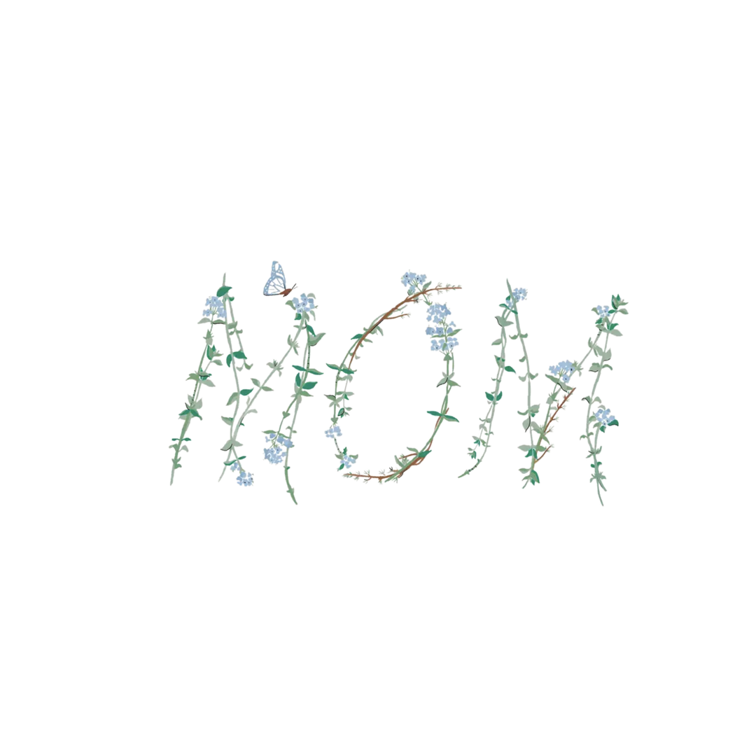 Mom Floral Stem Card